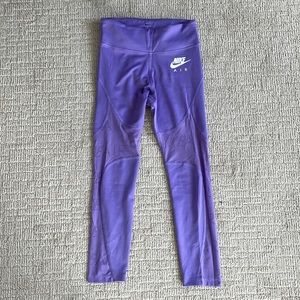 Nike lilac 3/4 length dri-fit tights